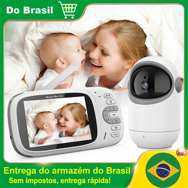 Babá eletrônica Vb801 Baby Monitor com 3.2 In Lcd