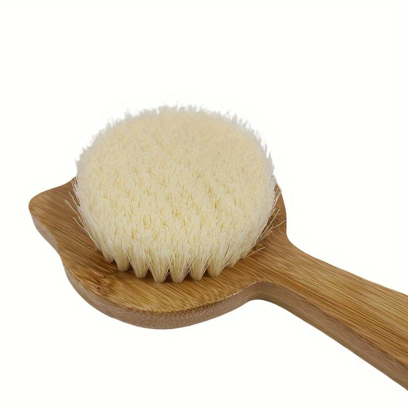 Bamboo Infant Hair Brush  Soft Natural Bristles for Gentle Brushing and Massage Exfoliating gloves Drink beverage dispenser